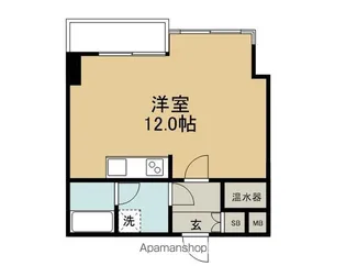 岩手県盛岡市中央通1丁目【マンション】の間取り