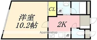 ルミエール美原【403号室】の間取り