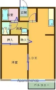 ソレジオ小久保【202号室】の間取り