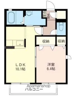 プライムメイトA【201号室】の間取り