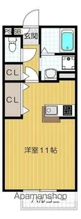 グレード・シャトー【202号室号室】の間取り