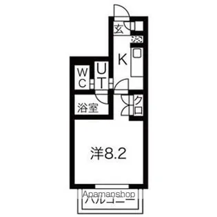 シティライフ今池【6階】の間取り