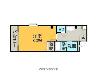 キャトル・セゾン【2階】の間取り