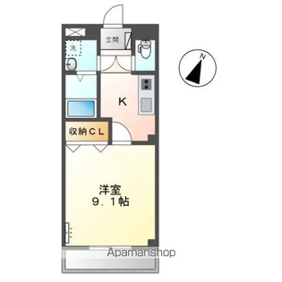 キャメロット【1階】の間取り