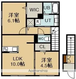 DAIWA SOLEIL(ダイワソレイユ)【201号室】の間取り