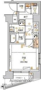 ハーモニーレジデンス東京イーストコア002【6階】の間取り