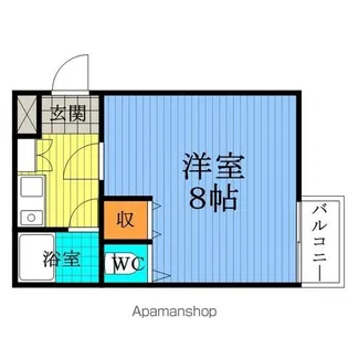 服部ベース01(旧大和コーポ服部)【305号室】の間取り