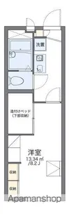 レオパレスベラ ルーナ【111号室】の間取り