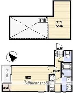 そるふぃーゆ三郷【3階】の間取り