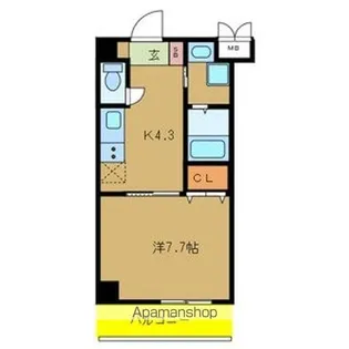 エクセル沢之町【2階】の間取り