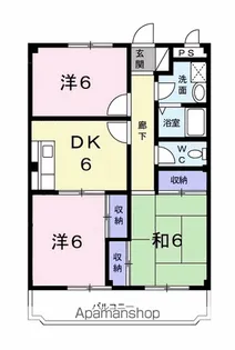 レイダースⅠ【3階】の間取り
