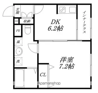 グレイス長等【201号室】の間取り