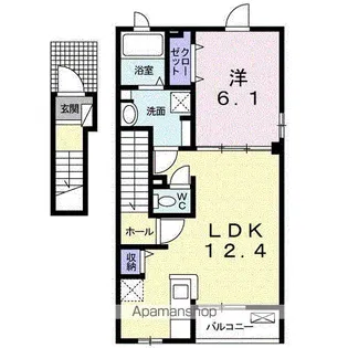 フレッサ【2階】の間取り