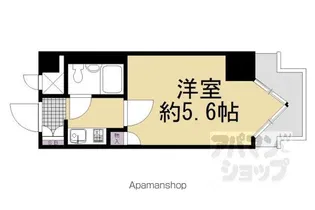 ライオンズマンション京都三条第2【403号室】の間取り