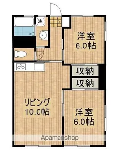 サンハイツもみじヶ丘【1階】の間取り