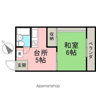 みゆきハイツ【302号室】の間取り