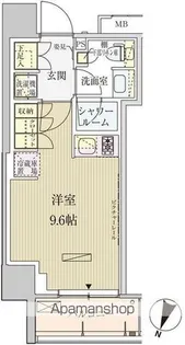 パークアクシス赤坂見附【5階】の間取り