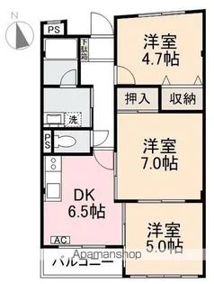 第3星野ビル【202号室】の間取り