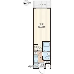 BEVERLY HOMES 下赤塚【3階】の間取り
