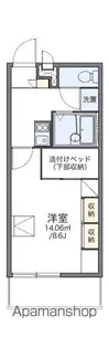 レオパレスTHEO【302号室】の間取り