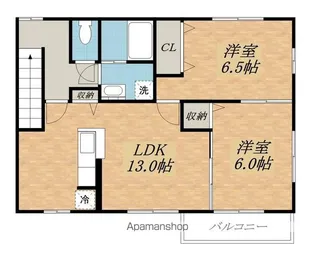 メグミハイツ【2階】の間取り