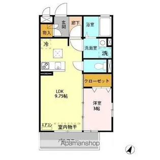 カンピエーレ【1階】の間取り