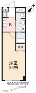 グランプレミアゆめ西【103号室】の間取り