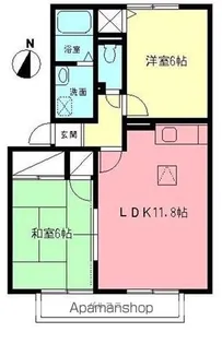 サンシャインA【2階】の間取り