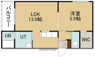リコケット【202号室】の間取り