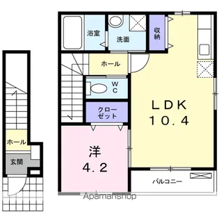 カレント【2階】の間取り