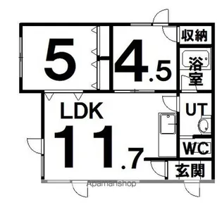 カナディアンクロスΒ【2階】の間取り
