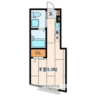 QUADRIFOGLIOⅡ(クアドリフォリオ2)【3階】の間取り