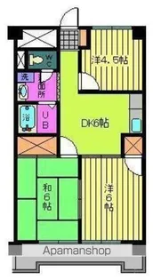 第81杉フラット【4階】の間取り