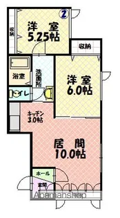東光PRESIDENT【202号室】の間取り