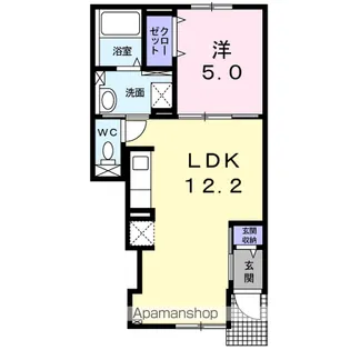 フルール【1階】の間取り