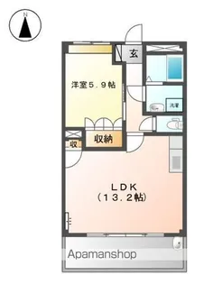 LRプリオール【2階】の間取り