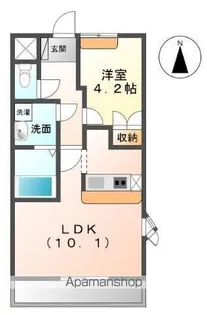 エルビス今里Ⅲ【1階】の間取り