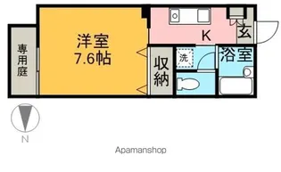 フォブールM【102号室】の間取り
