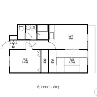 ベルエトワール【2階】の間取り