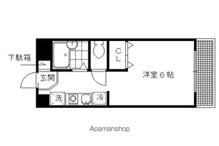 ハーバルガーデン【203号室】の間取り