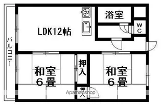 コーポEMI【3階】の間取り