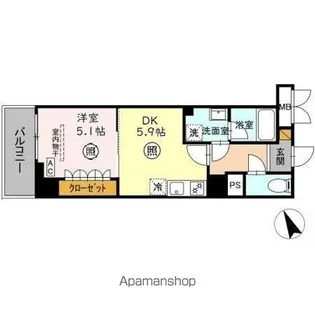 GRAND VILLAGE【6階】の間取り