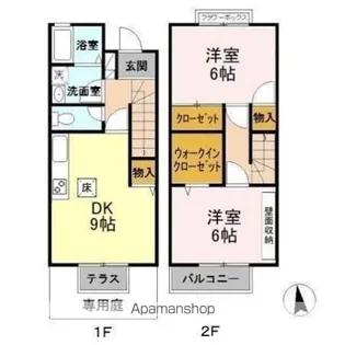 エーデルハイムスズキ A【1階】の間取り