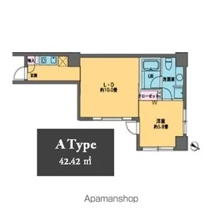 カスタリア水天宮Ⅱ【6階】の間取り