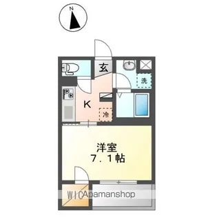 サンガーデン西早稲田【3階】の間取り
