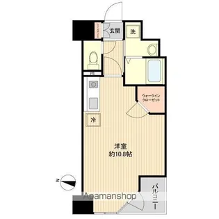 HF晩翠通レジデンス【9階】の間取り