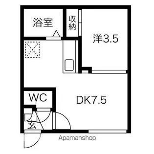 グリーンピア美香保【102号室】の間取り