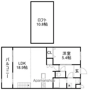 ジェネシス京町台【4階】の間取り