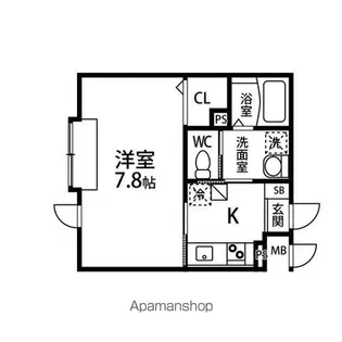 マルス川内【112号室】の間取り