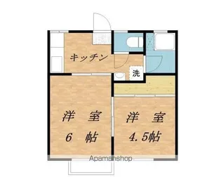 パナハイツ大島【201号室】の間取り
